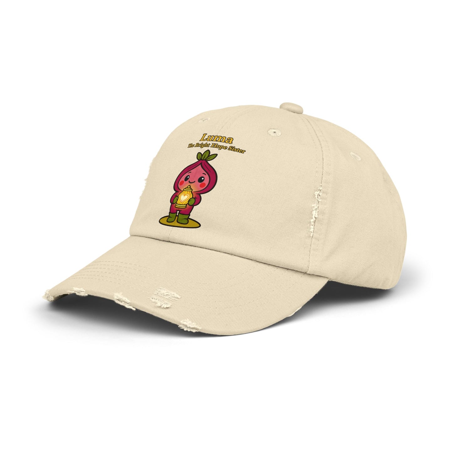 Heartlight Collection - Sprout & Luma, The Heartlight Twins Distressed Cap