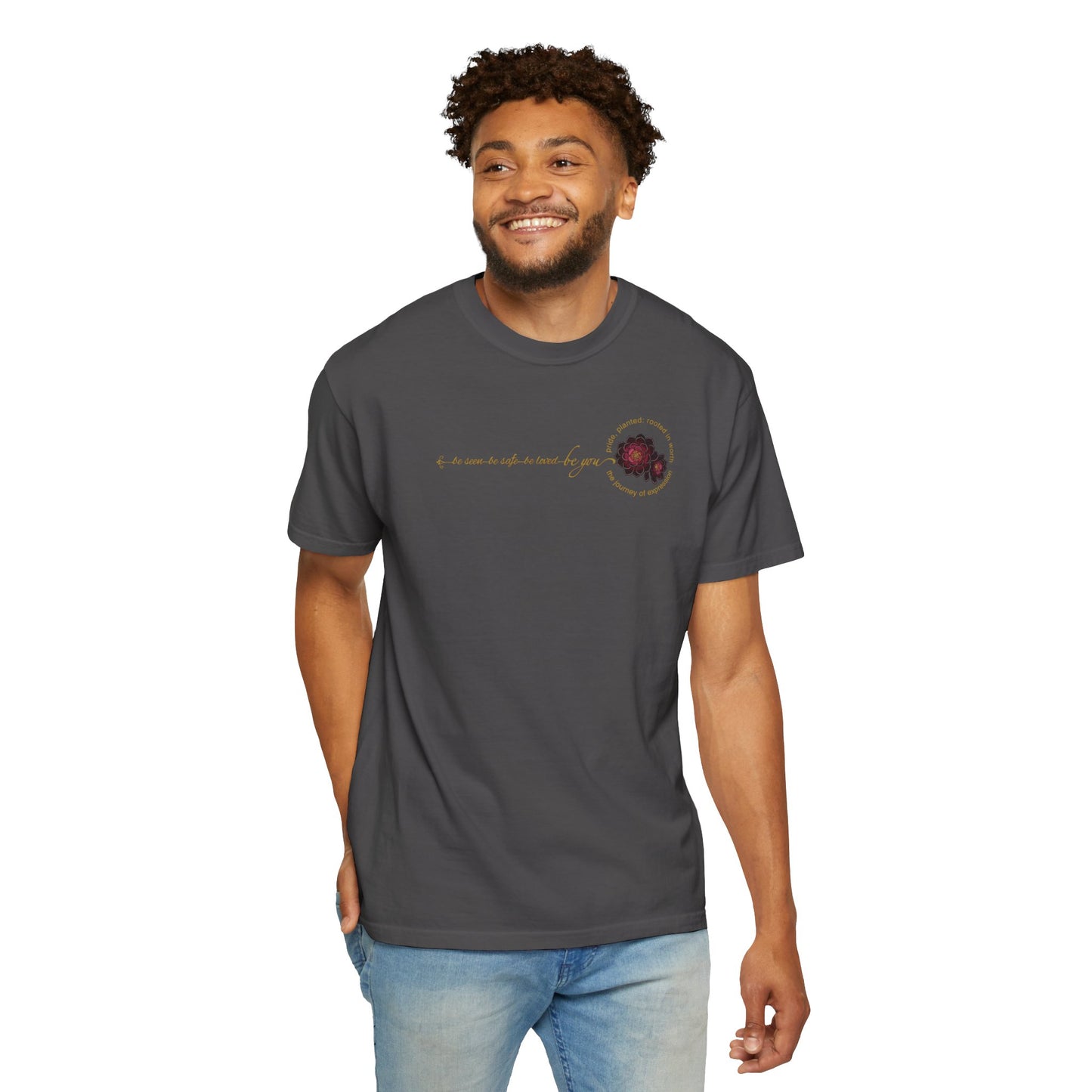 "Be You" Floral Values T-Shirt | Pride, Planted Collection