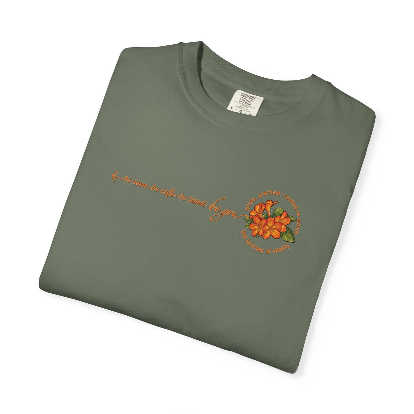 "Be You" Floral Values T-Shirt | Pride, Planted Collection