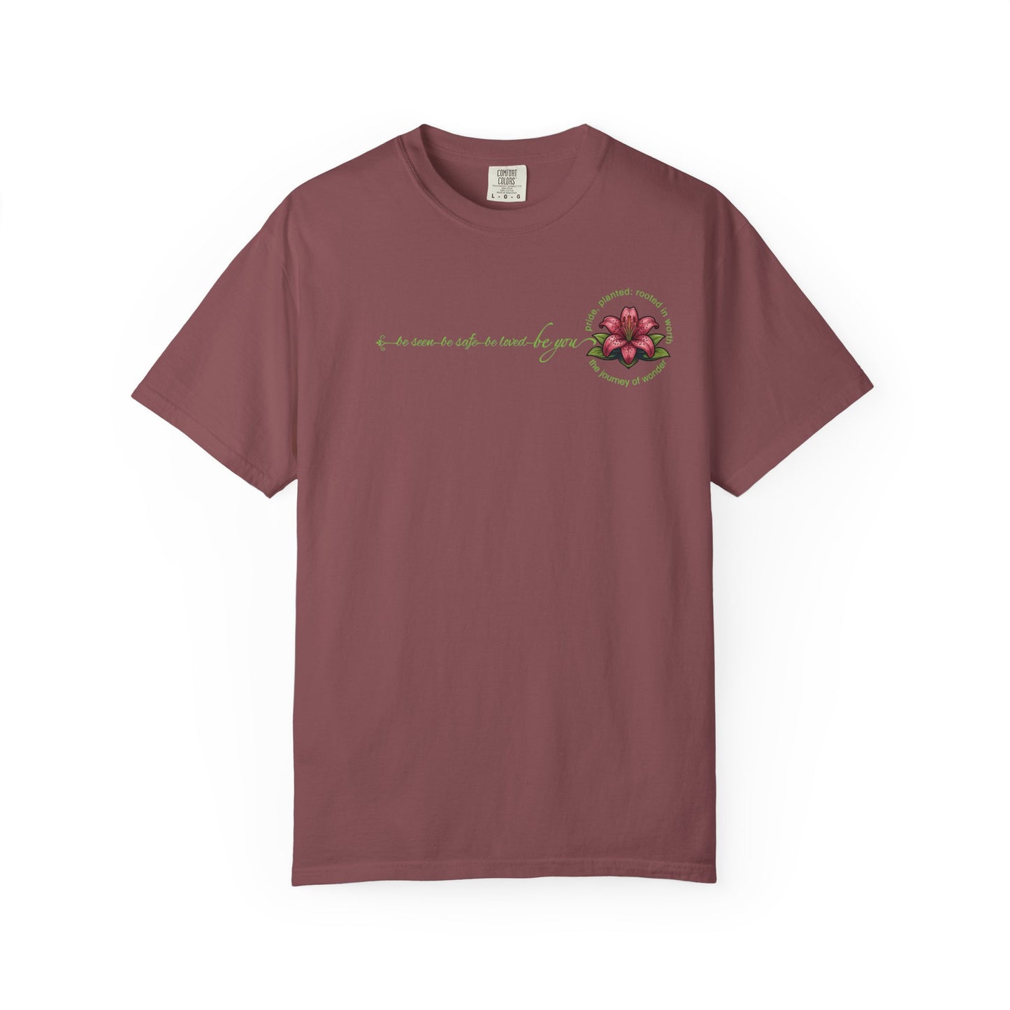 "Be You" Floral Values T-Shirt | Pride, Planted Collection