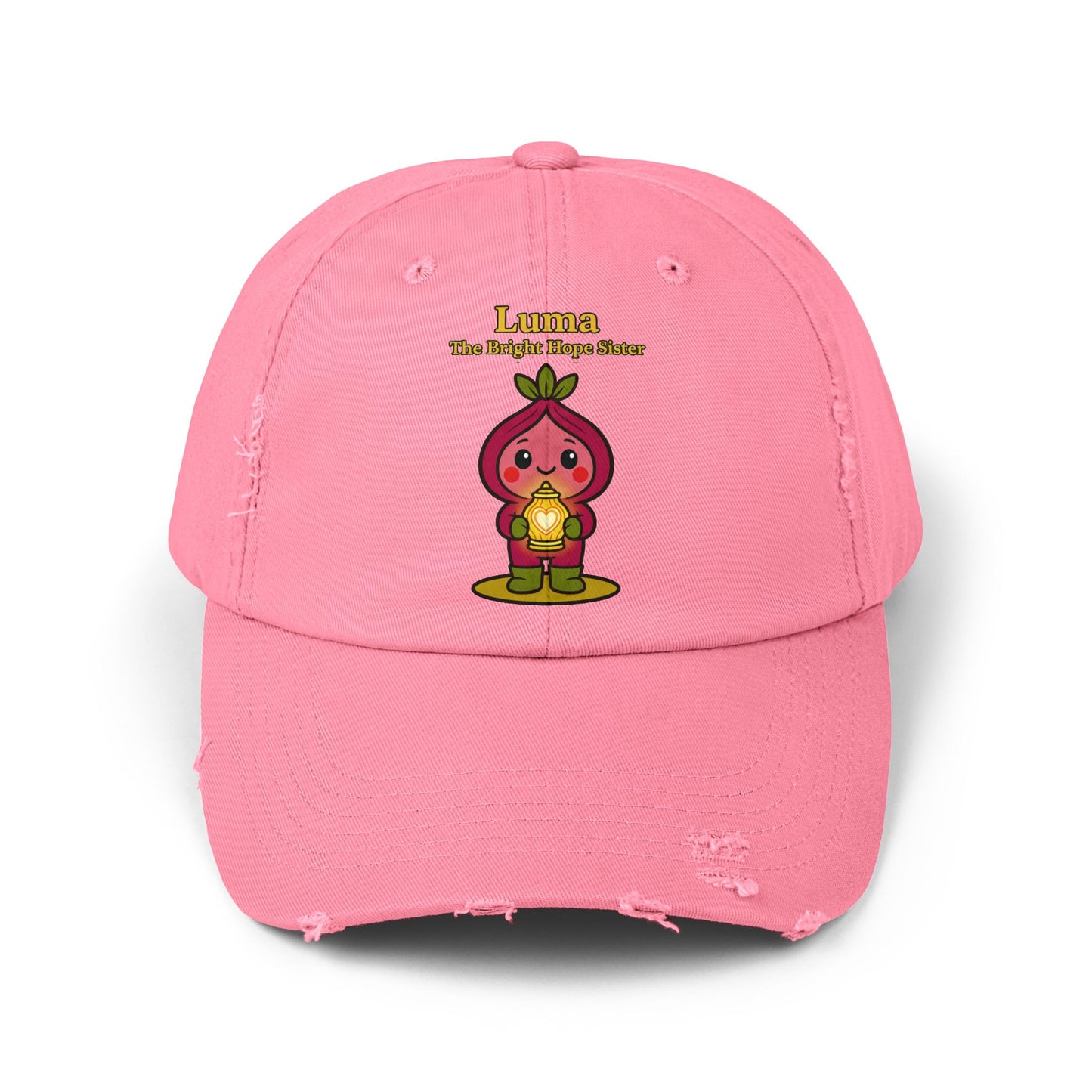 Heartlight Collection - Sprout & Luma, The Heartlight Twins Distressed Cap