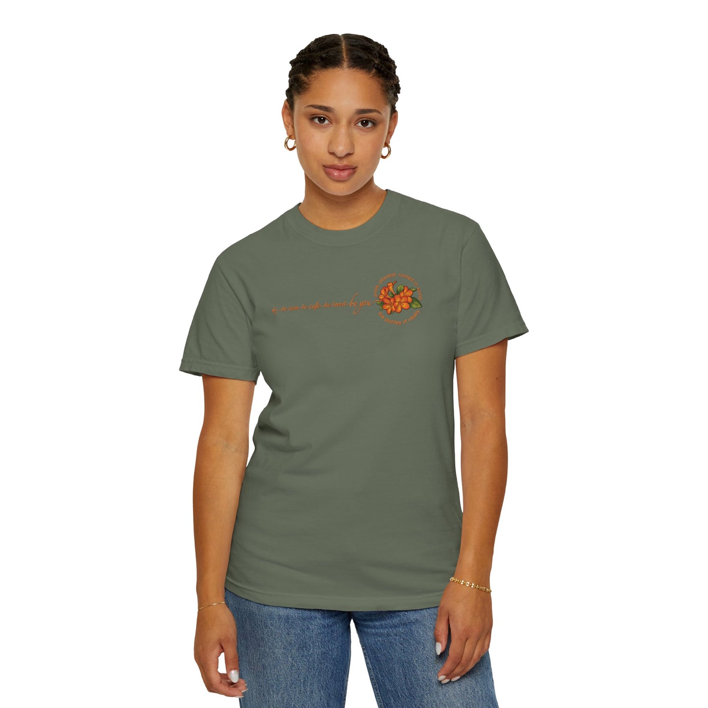 "Be You" Floral Values T-Shirt | Pride, Planted Collection