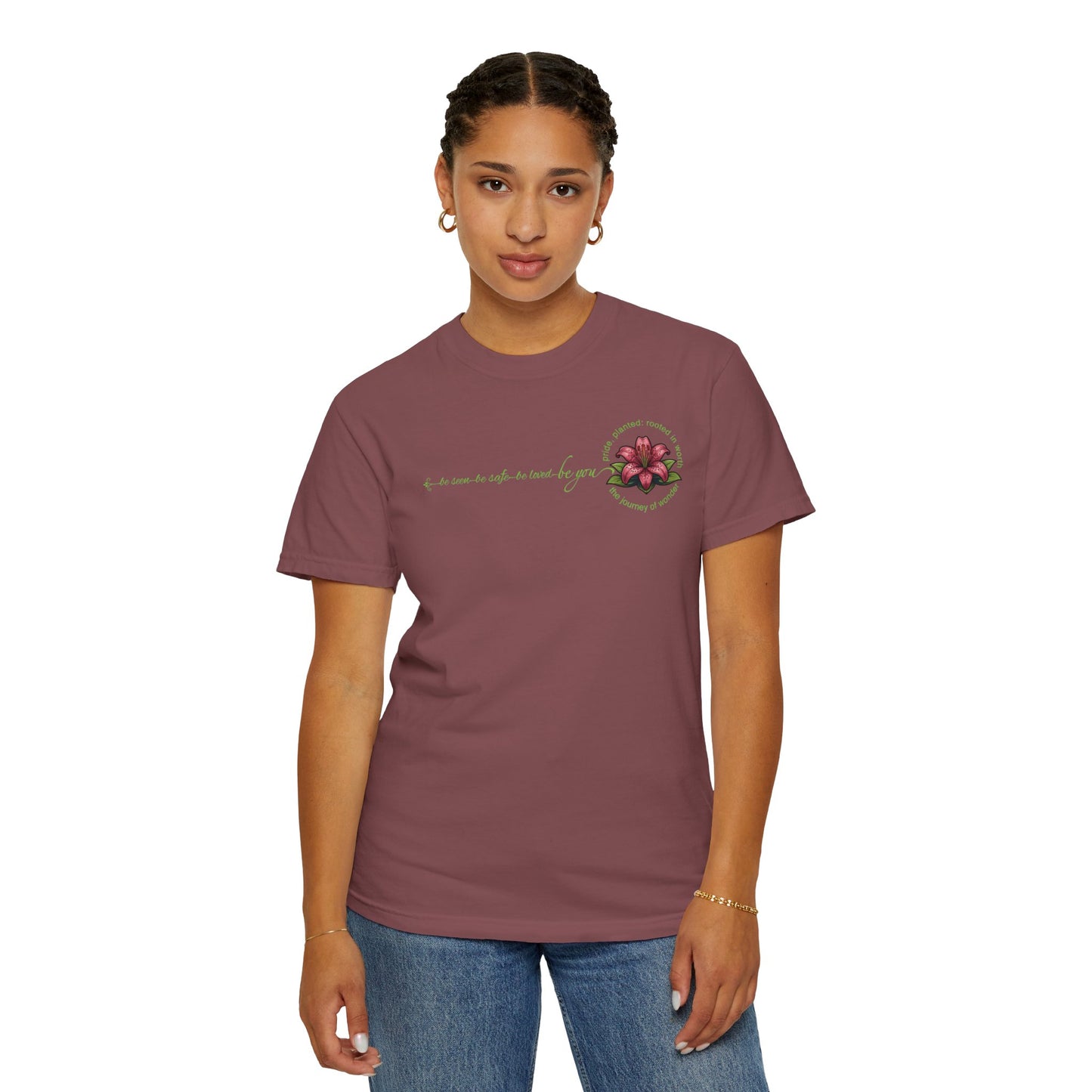 "Be You" Floral Values T-Shirt | Pride, Planted Collection
