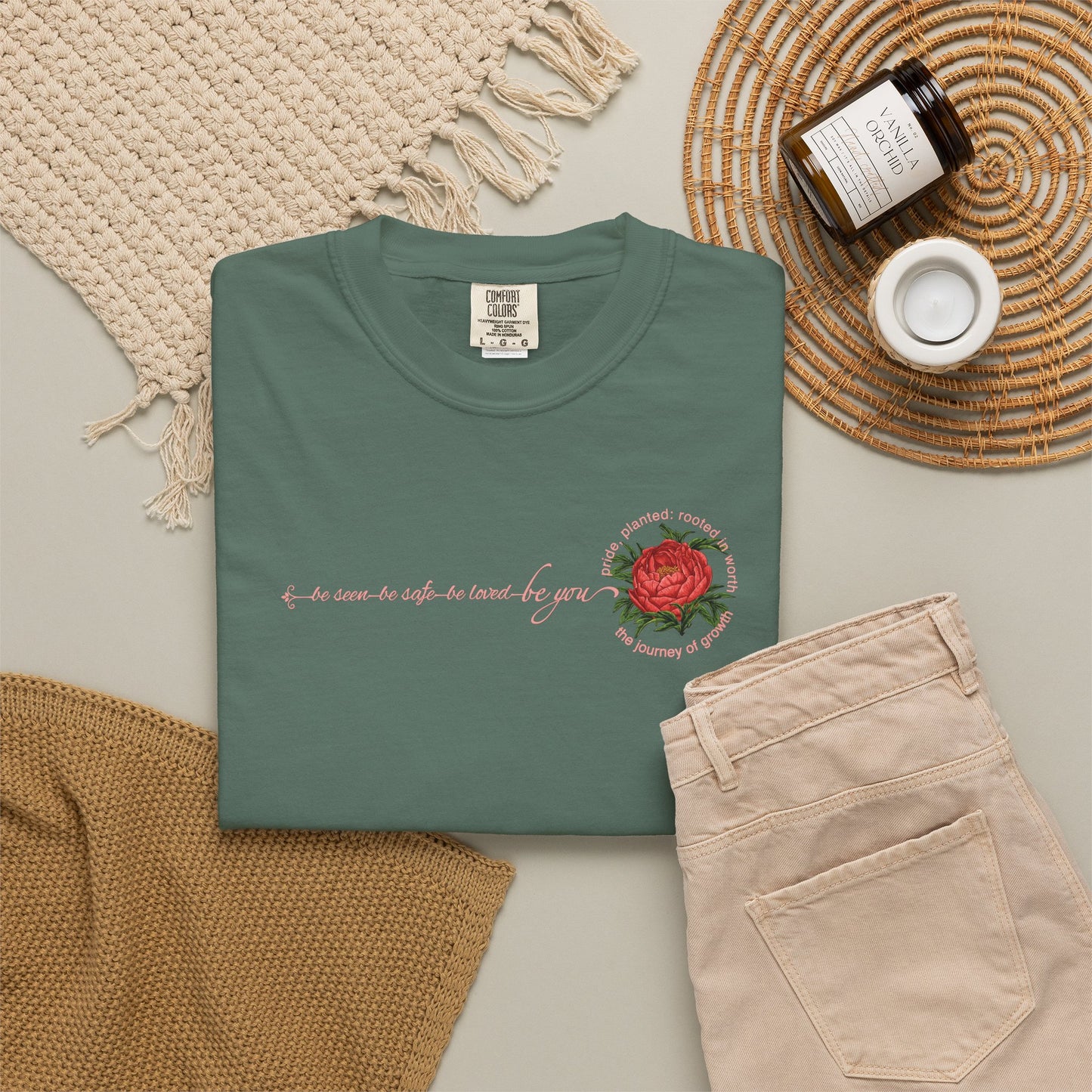 "Be You" Floral Values T-Shirt | Pride, Planted Collection