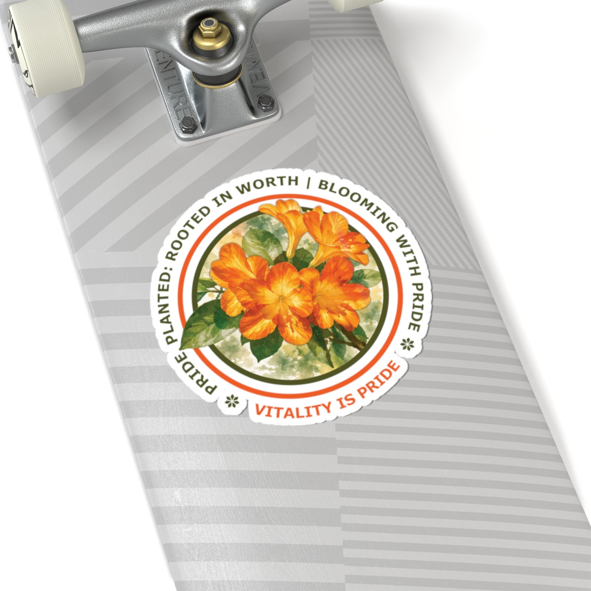 “Vitality Is Pride” Vinyl Sticker - Pride, Planted: Rooted in Worth collection.