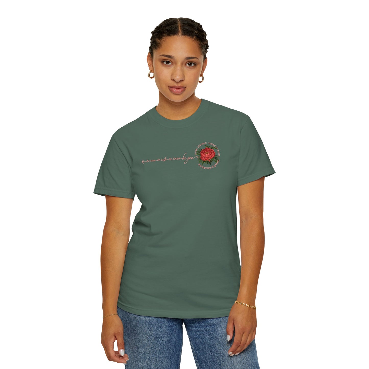 "Be You" Floral Values T-Shirt | Pride, Planted Collection