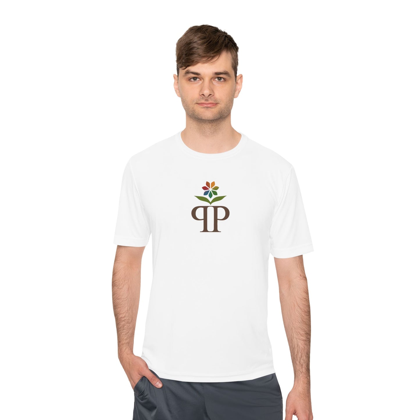 PRIDE BASICS: Pride Planted Emblem Performance Tee | Pride, Planted Collection