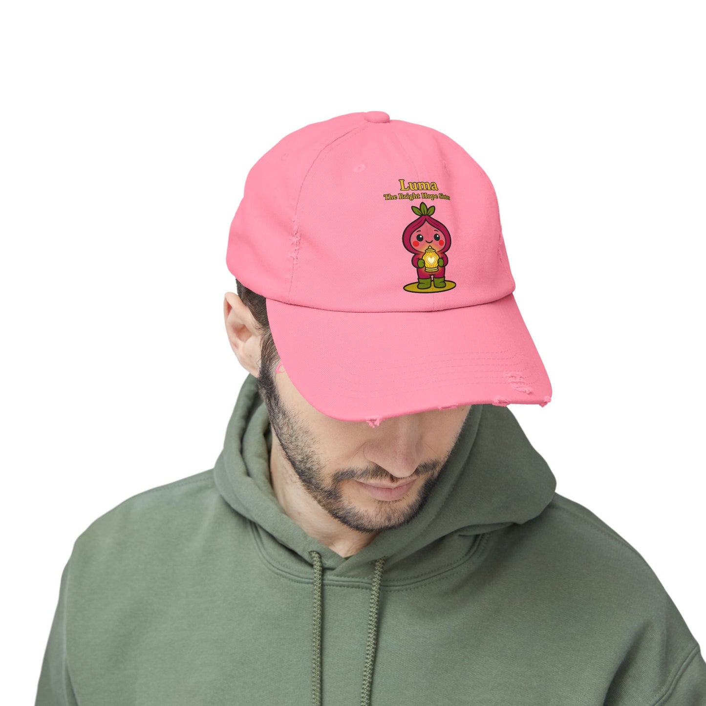 Heartlight Collection - Sprout & Luma, The Heartlight Twins Distressed Cap