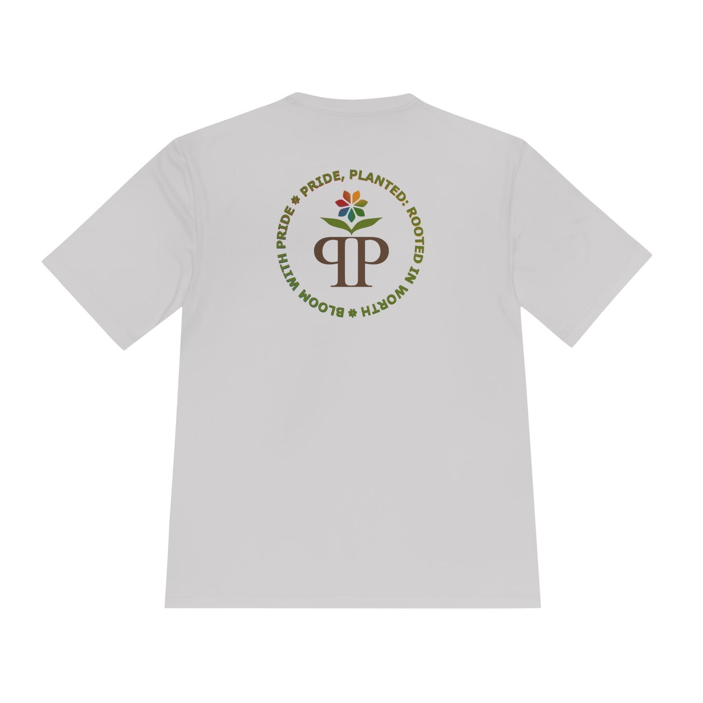 PRIDE BASICS: Pride Planted Emblem Performance Tee | Pride, Planted Collection