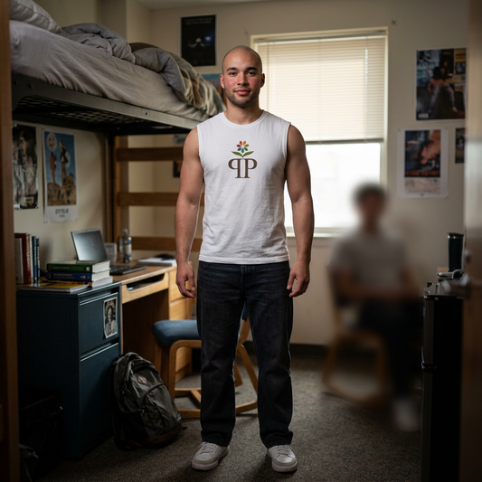 PRIDE BASICS: Pride, Planted Muscle Tank | Rooted in Worth Collection