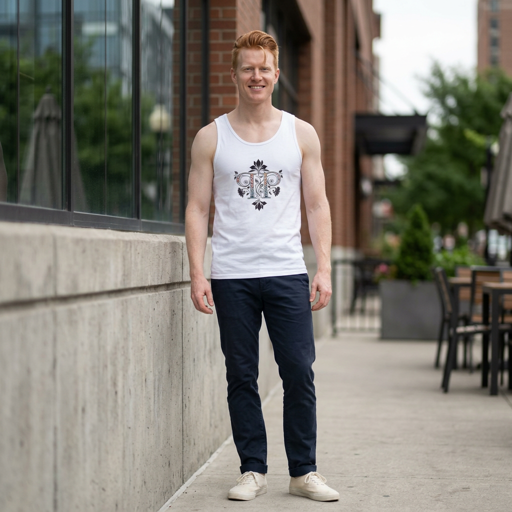 PRIDE BASICS: Pride, Planted Art Nouveau Tank Top — Rooted in Worth Botanical Pride Tank