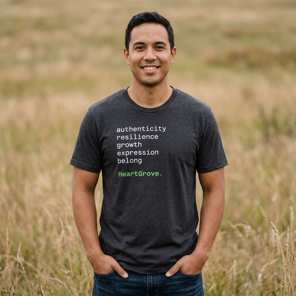 HeartGrove™️ “Belong” Typography T-Shirt