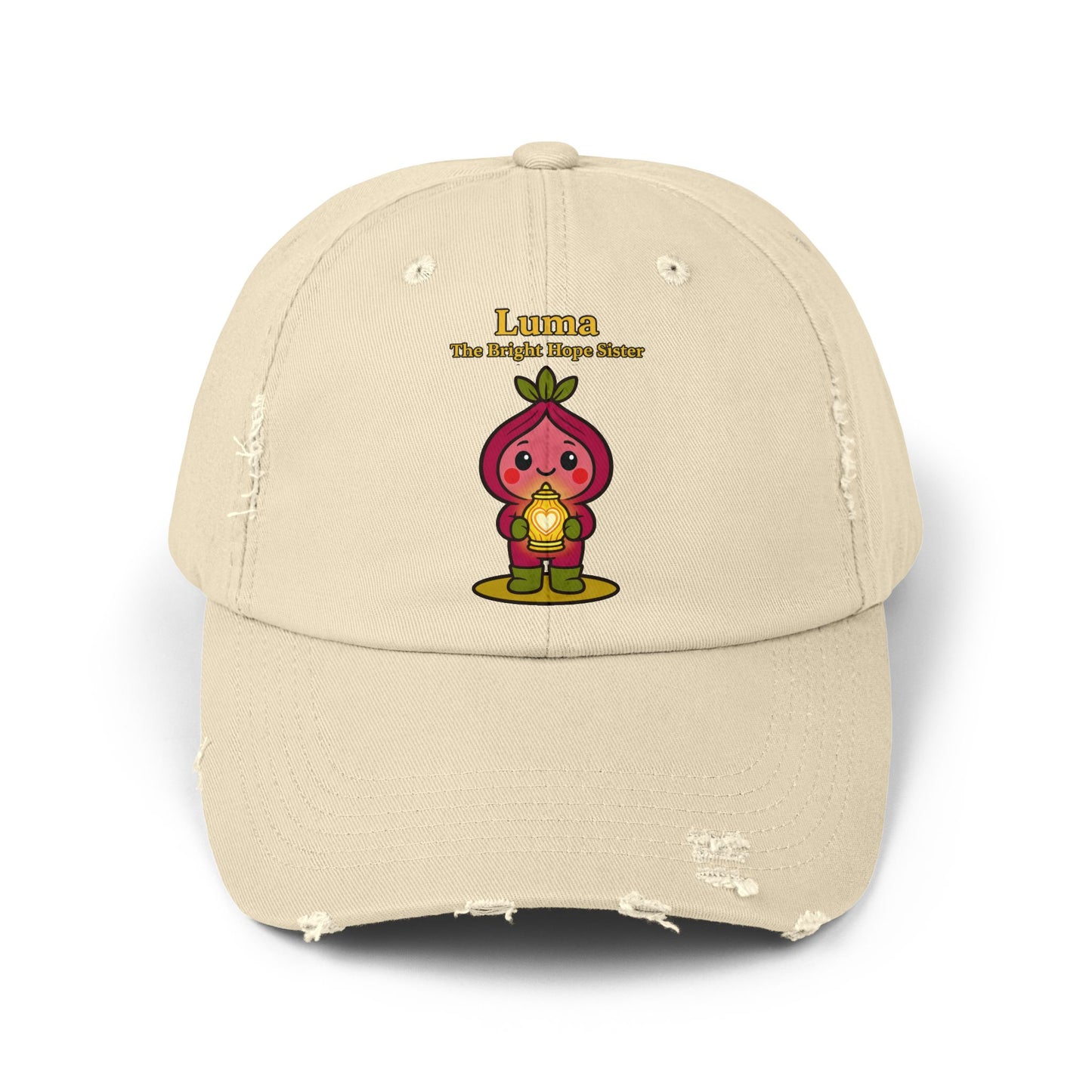 Heartlight Collection - Sprout & Luma, The Heartlight Twins Distressed Cap