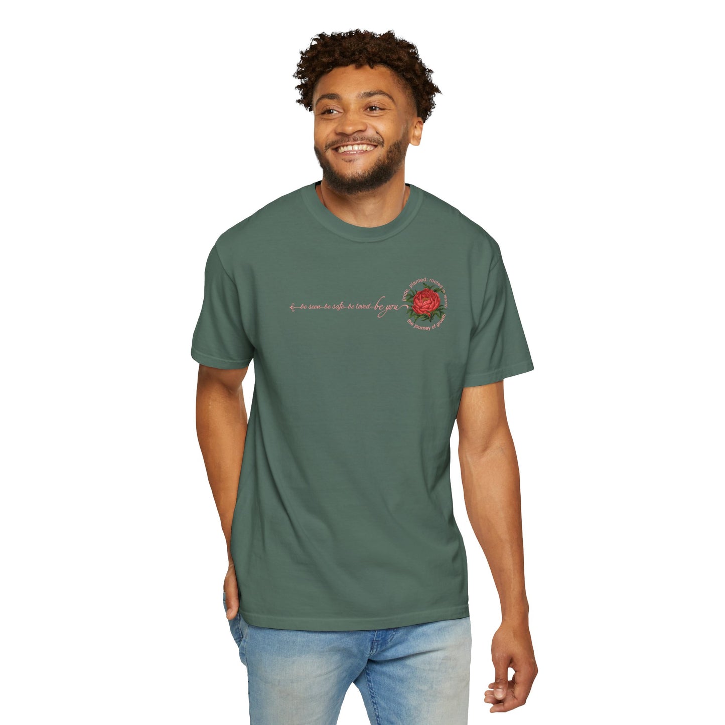 "Be You" Floral Values T-Shirt | Pride, Planted Collection