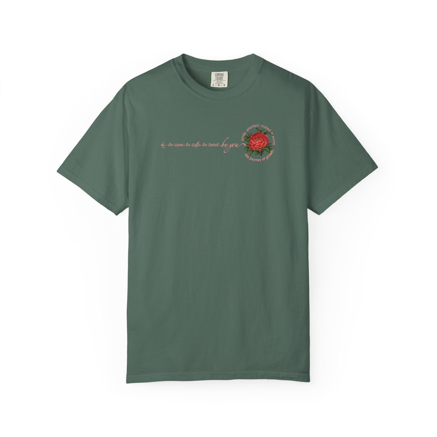 "Be You" Floral Values T-Shirt | Pride, Planted Collection