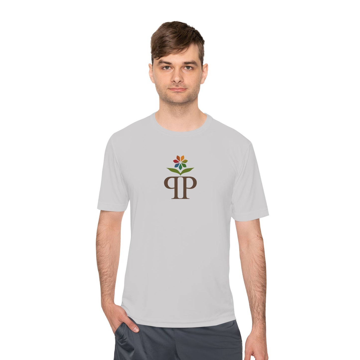 PRIDE BASICS: Pride Planted Emblem Performance Tee | Pride, Planted Collection