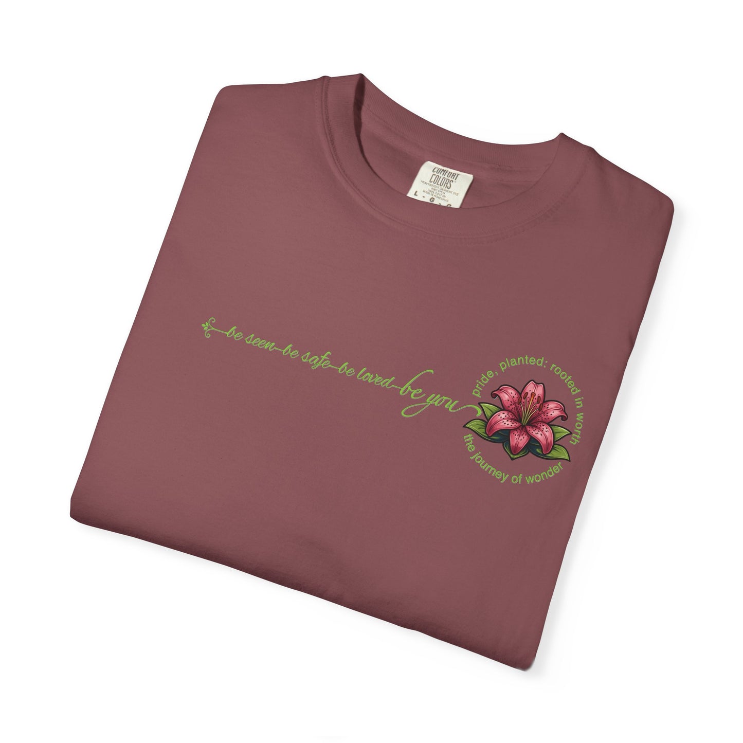 "Be You" Floral Values T-Shirt | Pride, Planted Collection