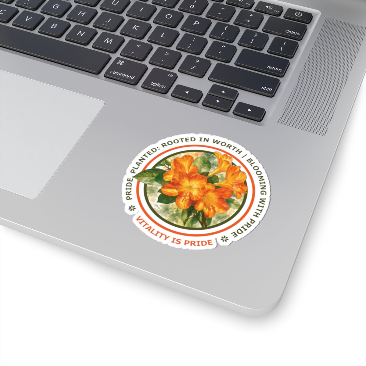 “Vitality Is Pride” Vinyl Sticker - Pride, Planted: Rooted in Worth collection.