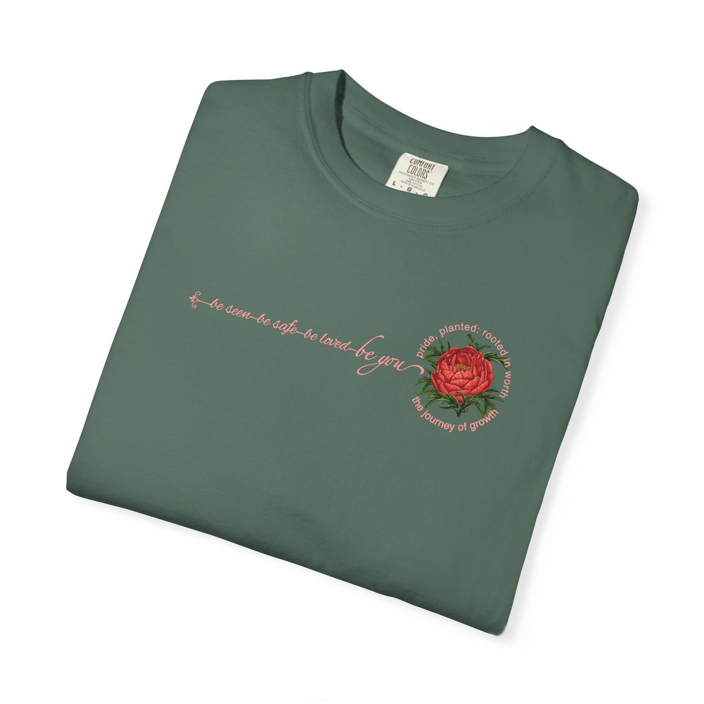 "Be You" Floral Values T-Shirt | Pride, Planted Collection