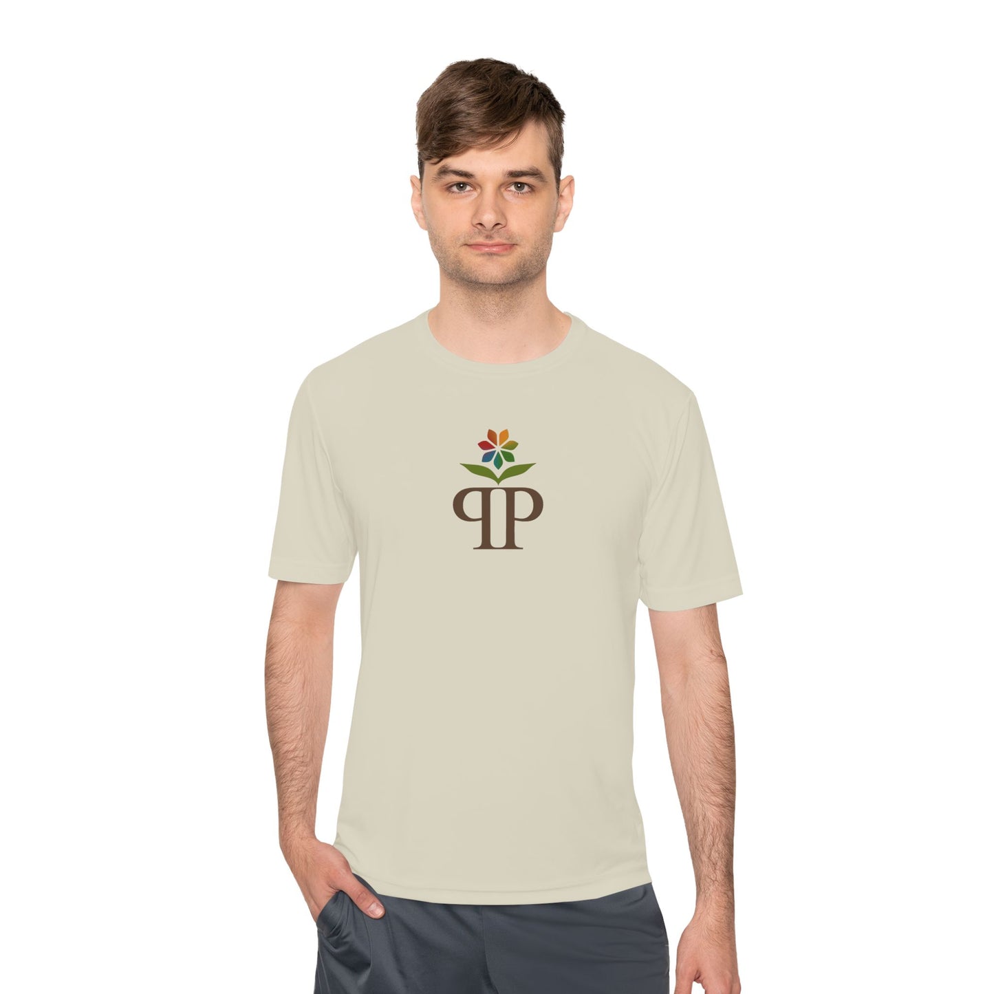 PRIDE BASICS: Pride Planted Emblem Performance Tee | Pride, Planted Collection