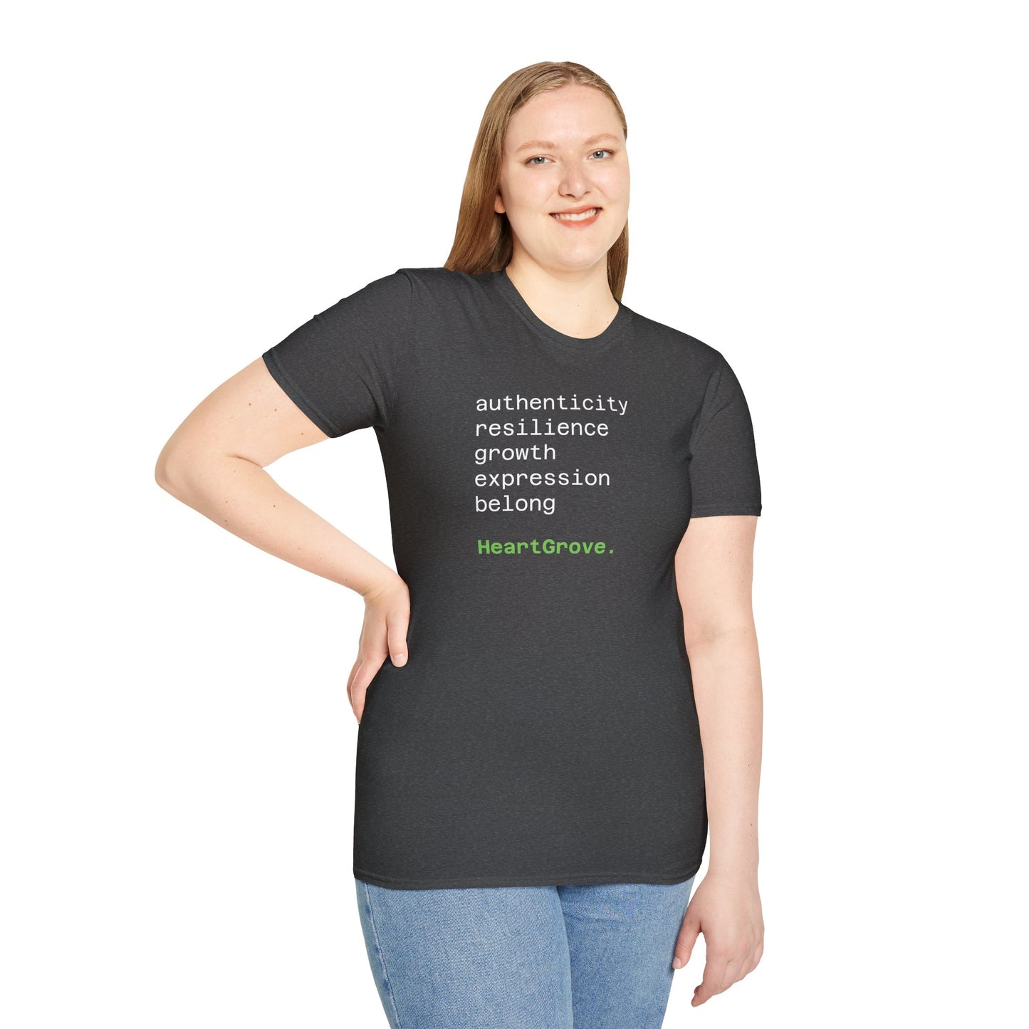 HeartGrove™️ “Belong” Typography T-Shirt