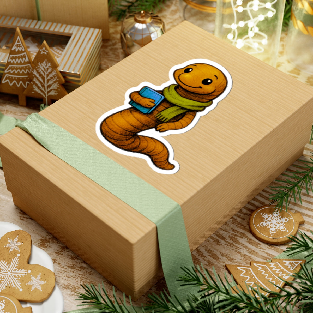 Wormie - The Thoughtful Alchemist™ by WillowGrove Lantern Logo Sticker – Official Emblem