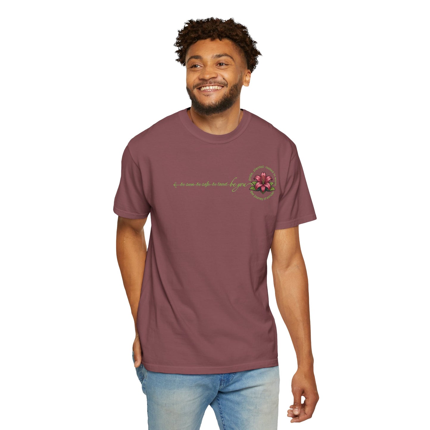 "Be You" Floral Values T-Shirt | Pride, Planted Collection