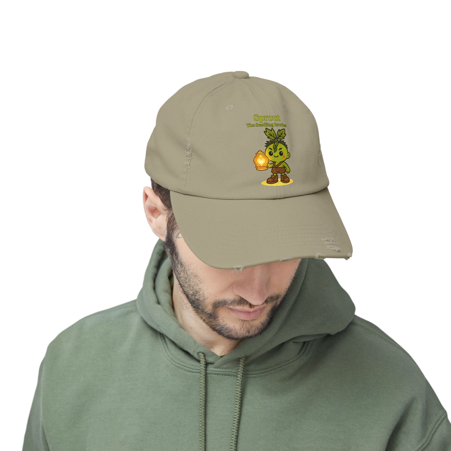 Heartlight Collection - Sprout & Luma, The Heartlight Twins Distressed Cap