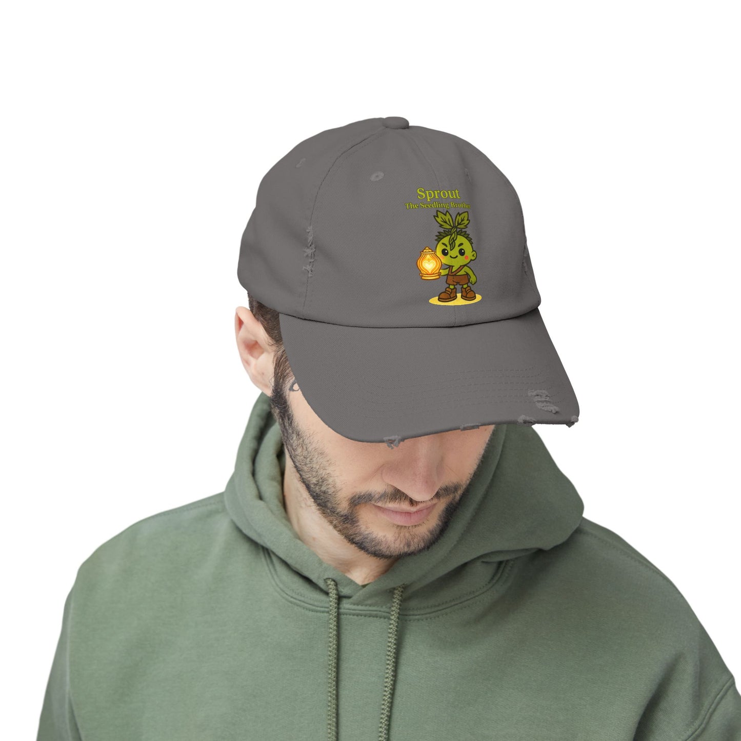 Heartlight Collection - Sprout & Luma, The Heartlight Twins Distressed Cap