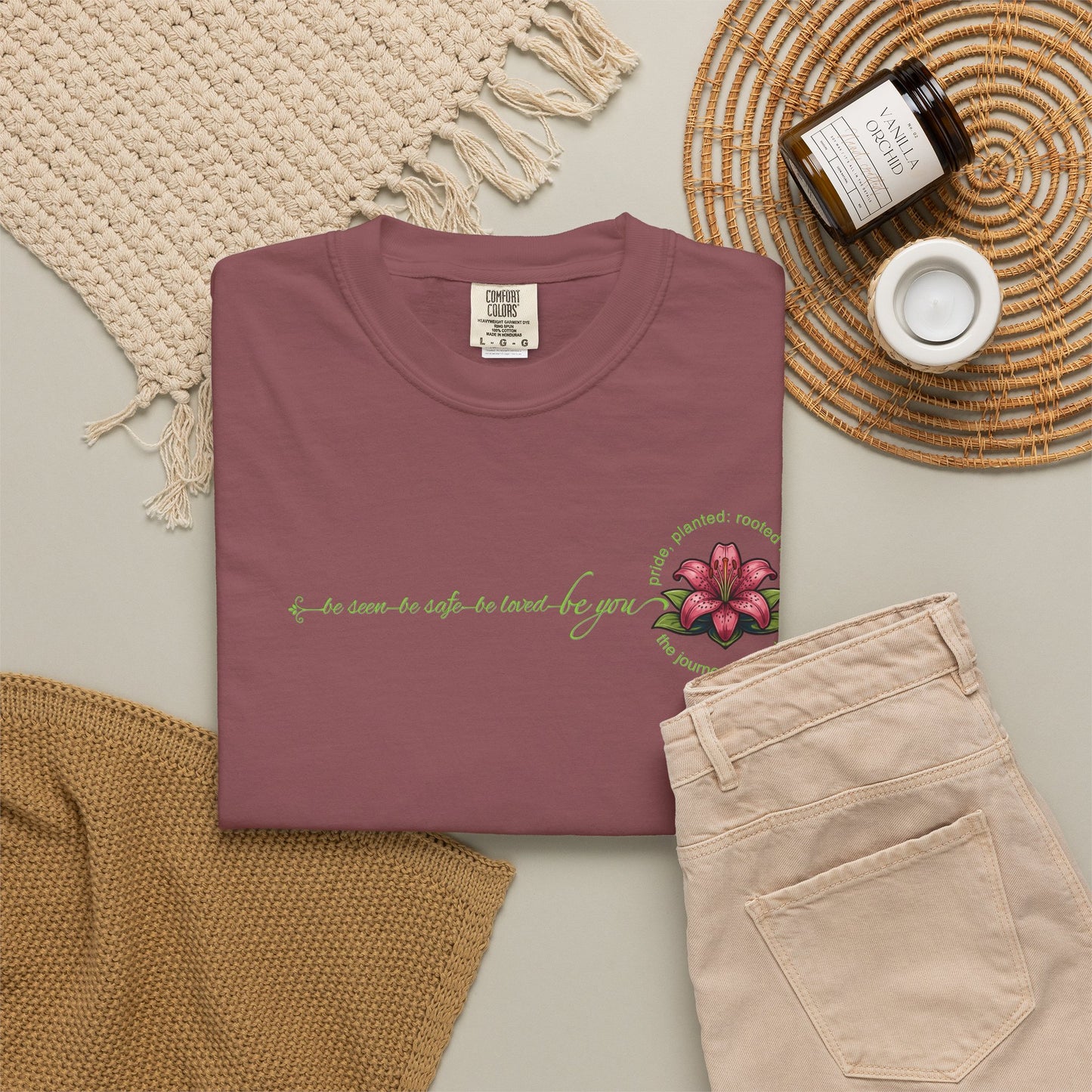 "Be You" Floral Values T-Shirt | Pride, Planted Collection