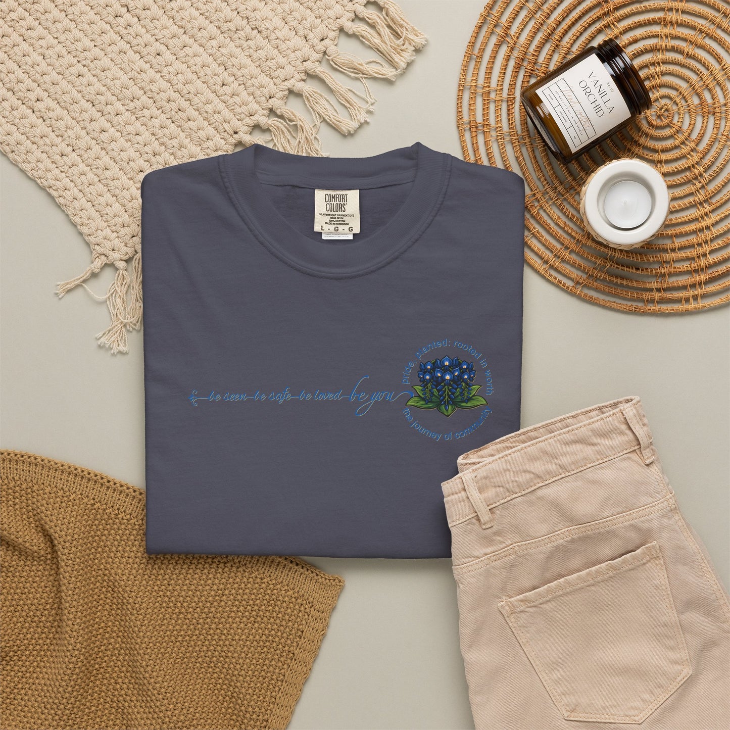 "Be You" Floral Values T-Shirt | Pride, Planted Collection
