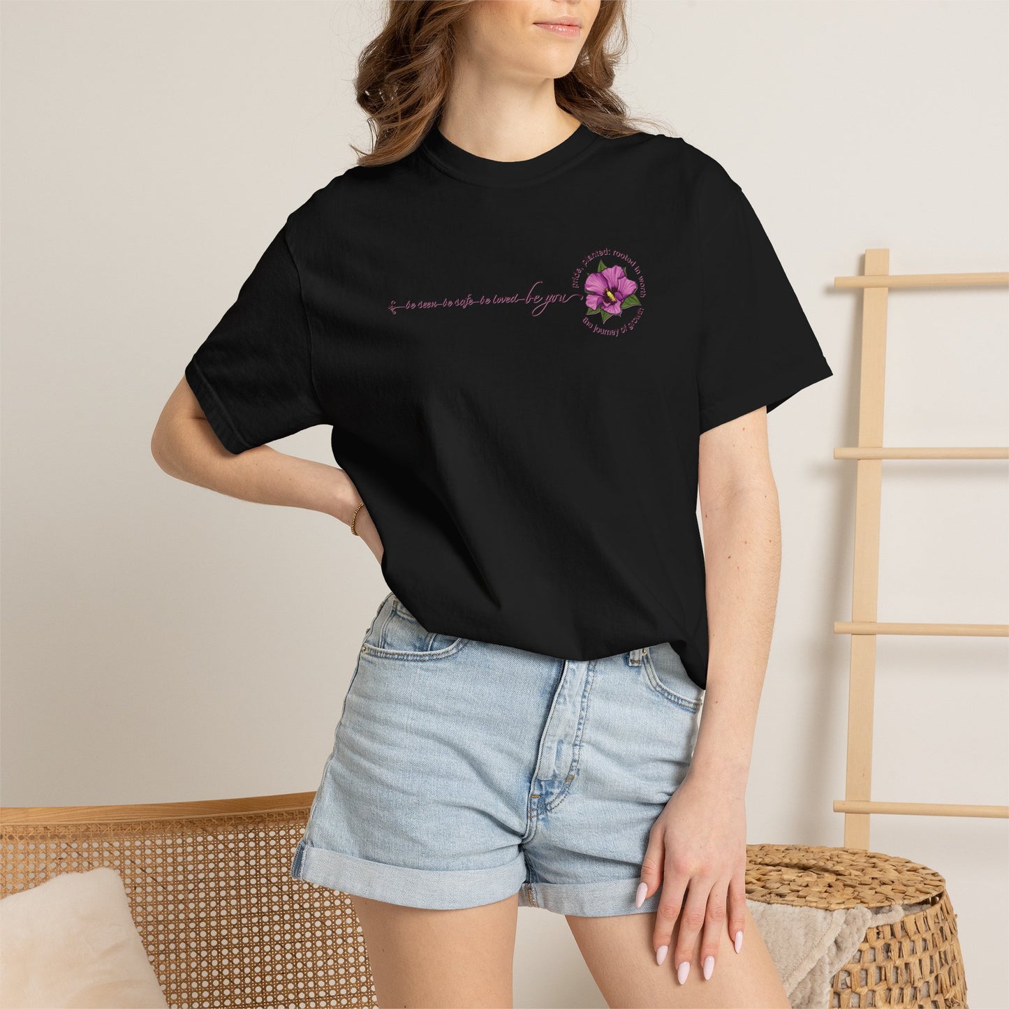 "Be You" Floral Values T-Shirt | Pride, Planted Collection